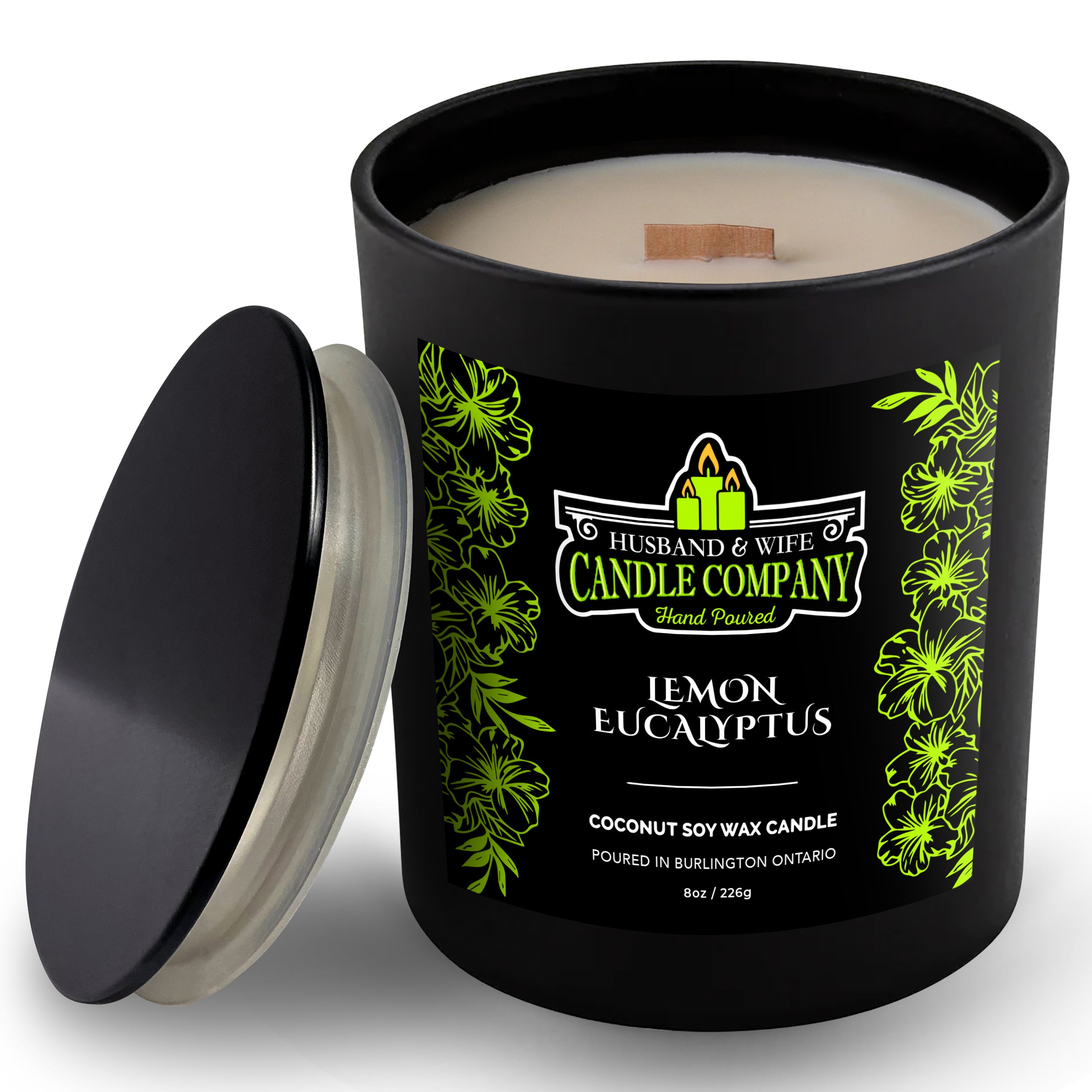 Eucalyptus & Lemon Coconut-Soy Wax Candle – MADE Art Boutique