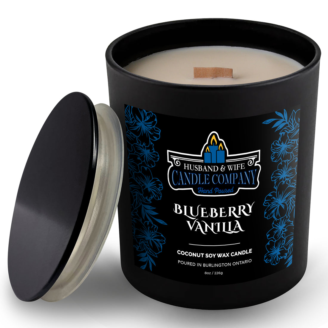 Blueberry Vanilla Scented Candle